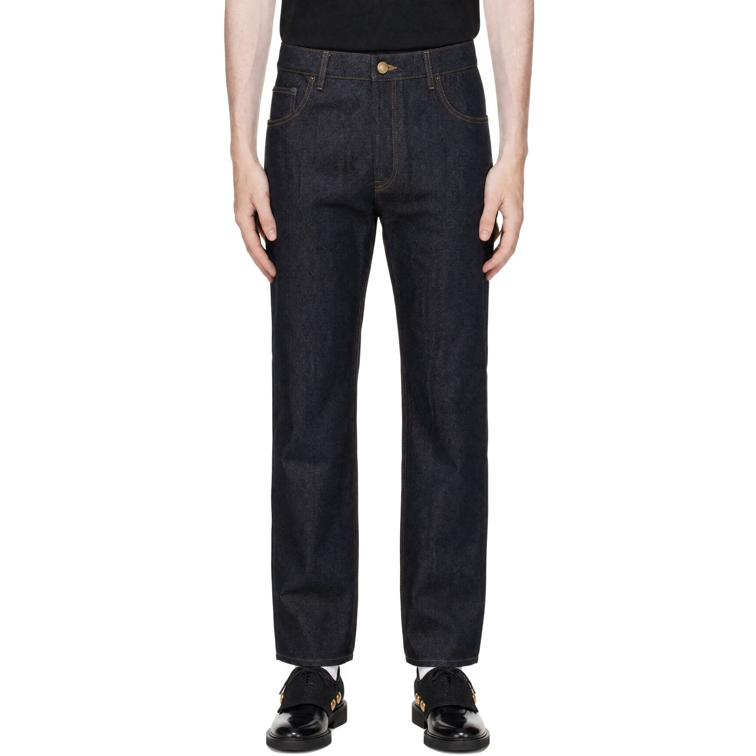 Thom Browne Blue Selvedge Denim Jeans