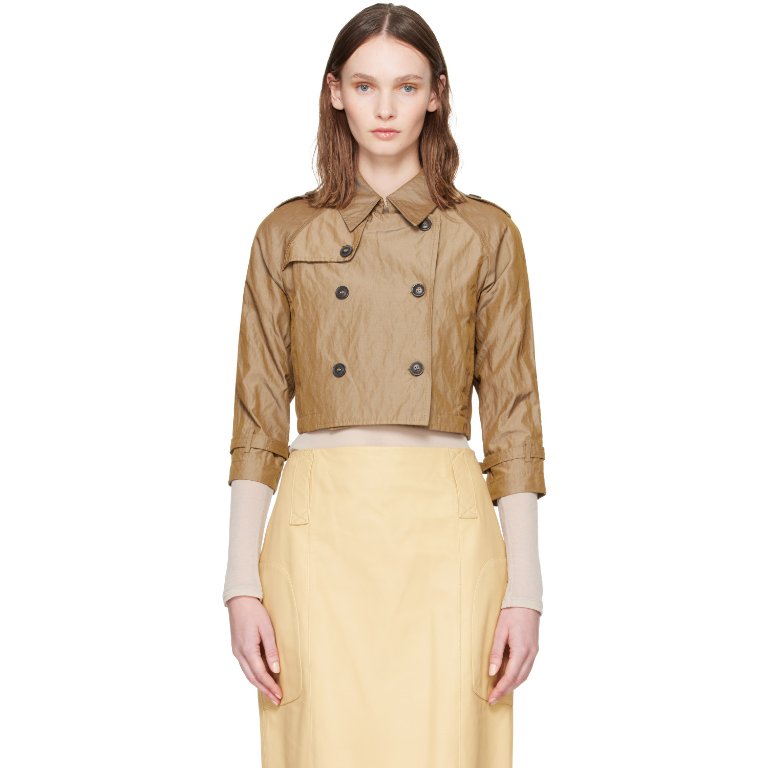 Paloma Wool Khaki Costelo Trench Coat