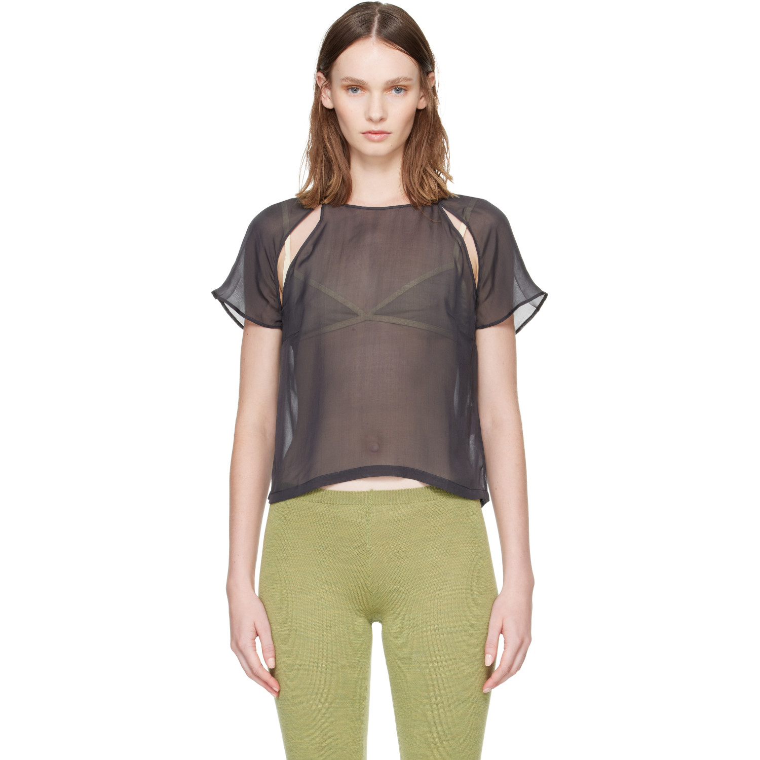 Paloma Wool Gray Lira Blouse