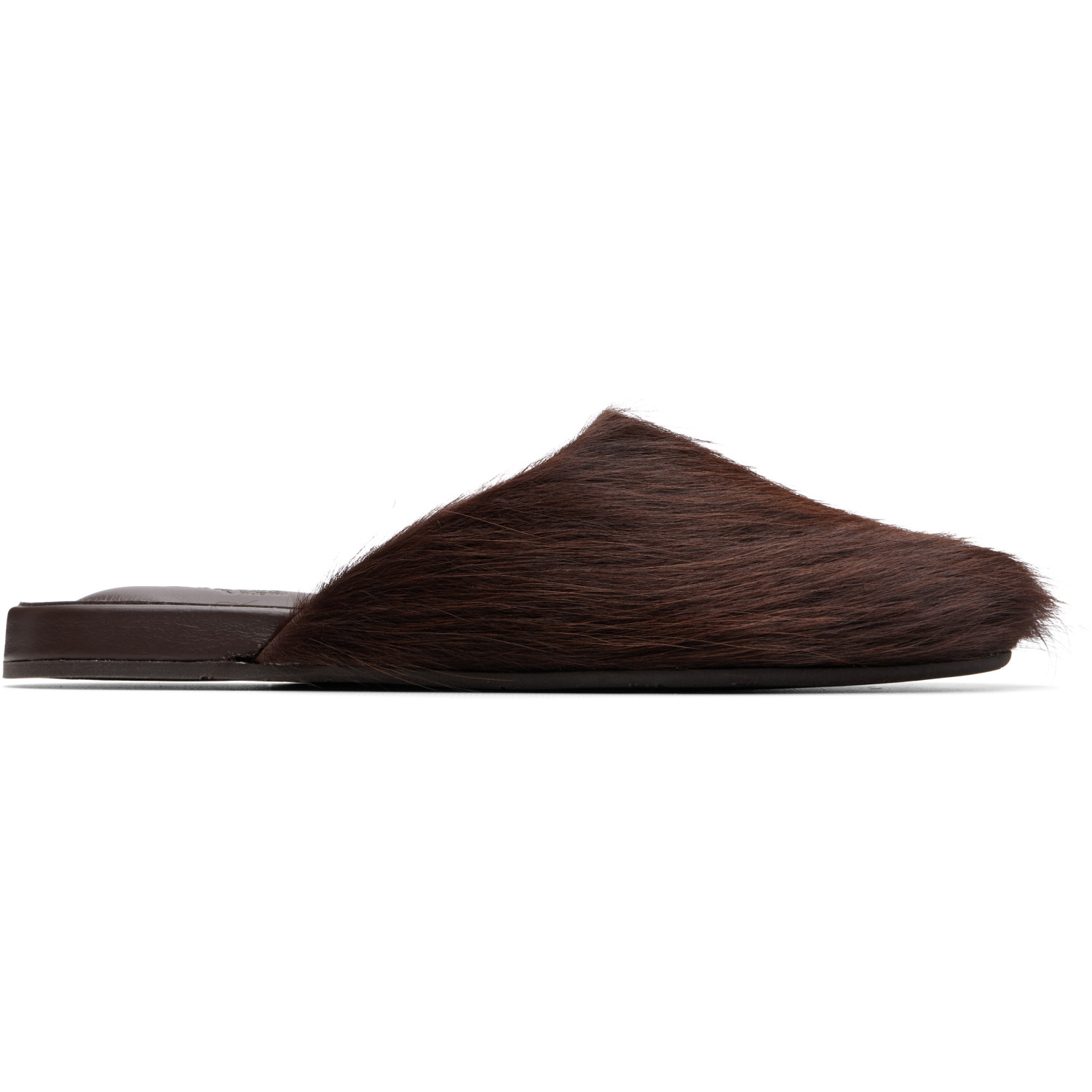 Ancient Greek Sandals Brown 'The Slipper' Flats
