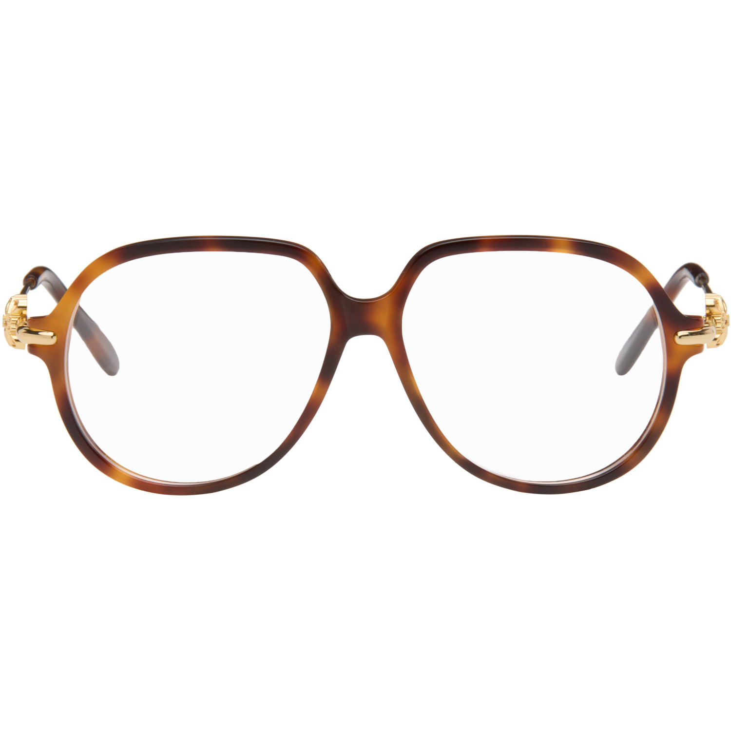 LOEWE Brown Anagram Optical Glasses