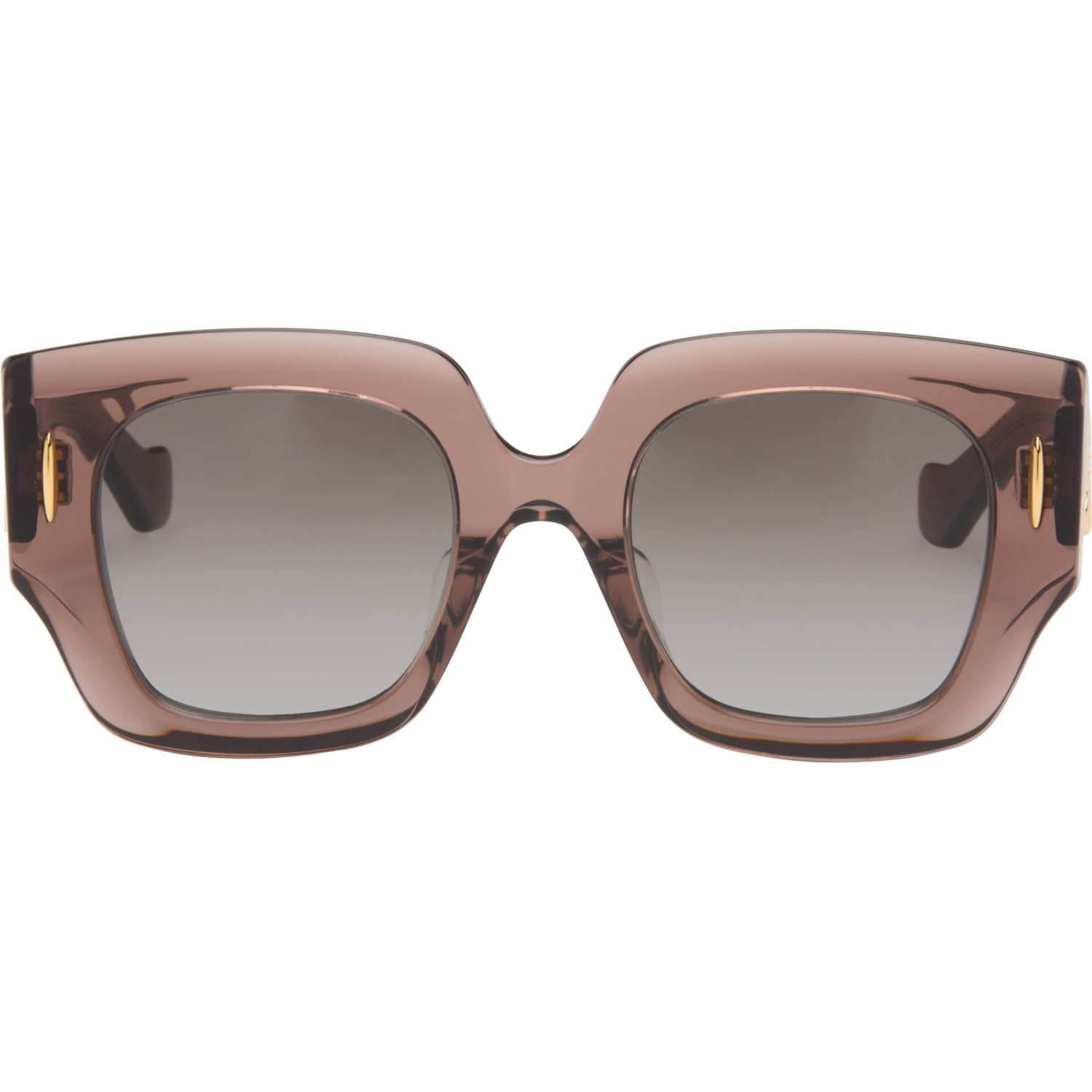 LOEWE Brown Anagram Square Sunglasses