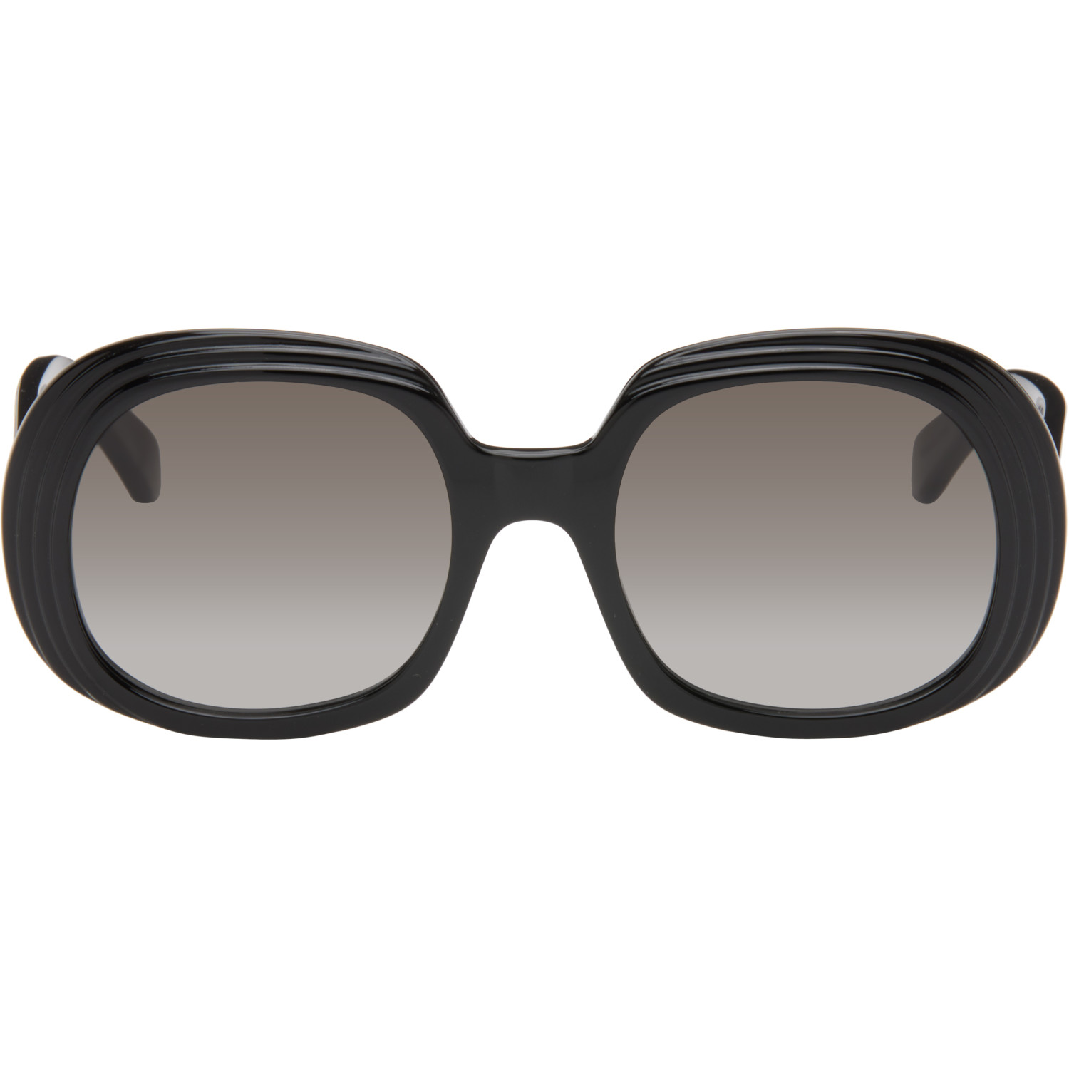 LOEWE Black Mini Anagram Steps Sunglasses
