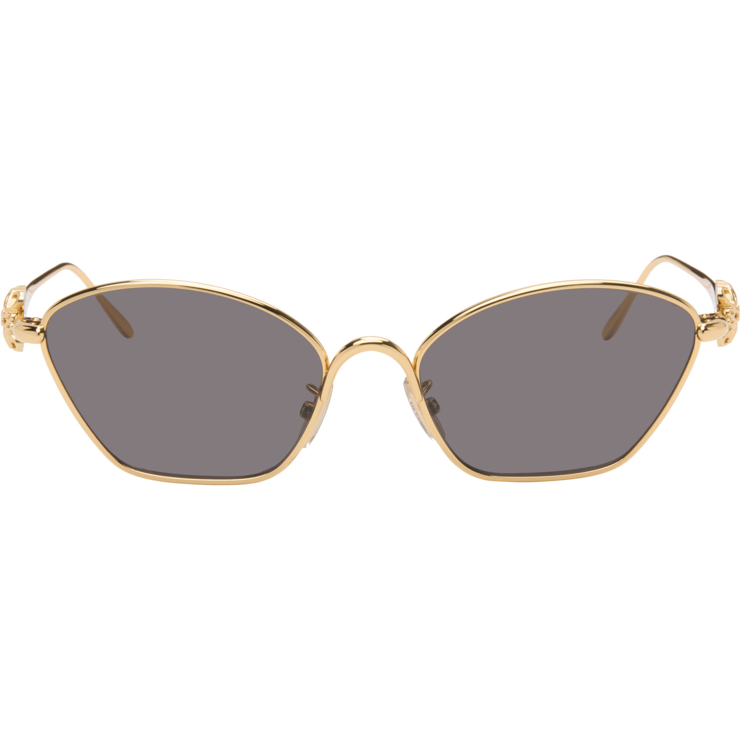 LOEWE Gold Anagram Cat-Eye Sunglasses