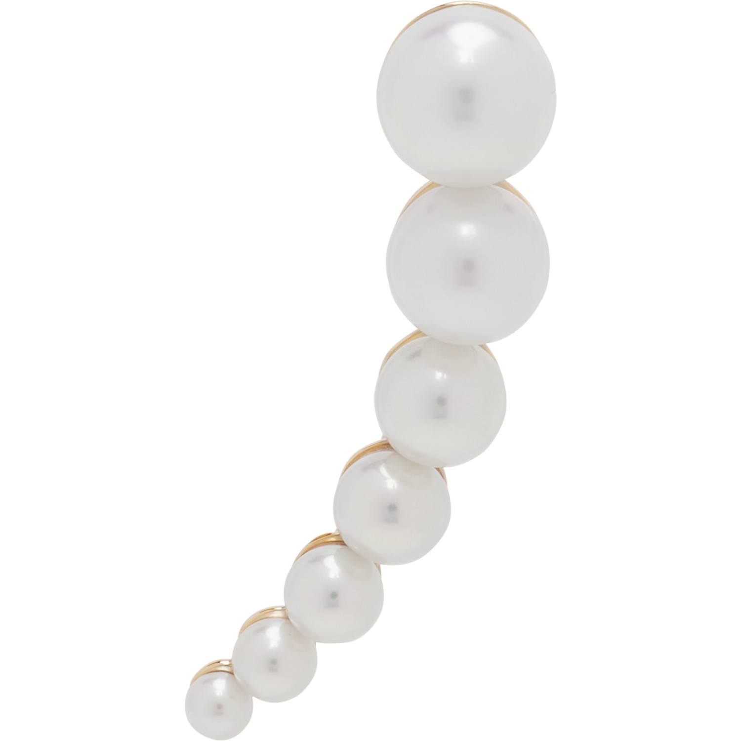 Sophie Bille Brahe Croissant Japonais Single Earring