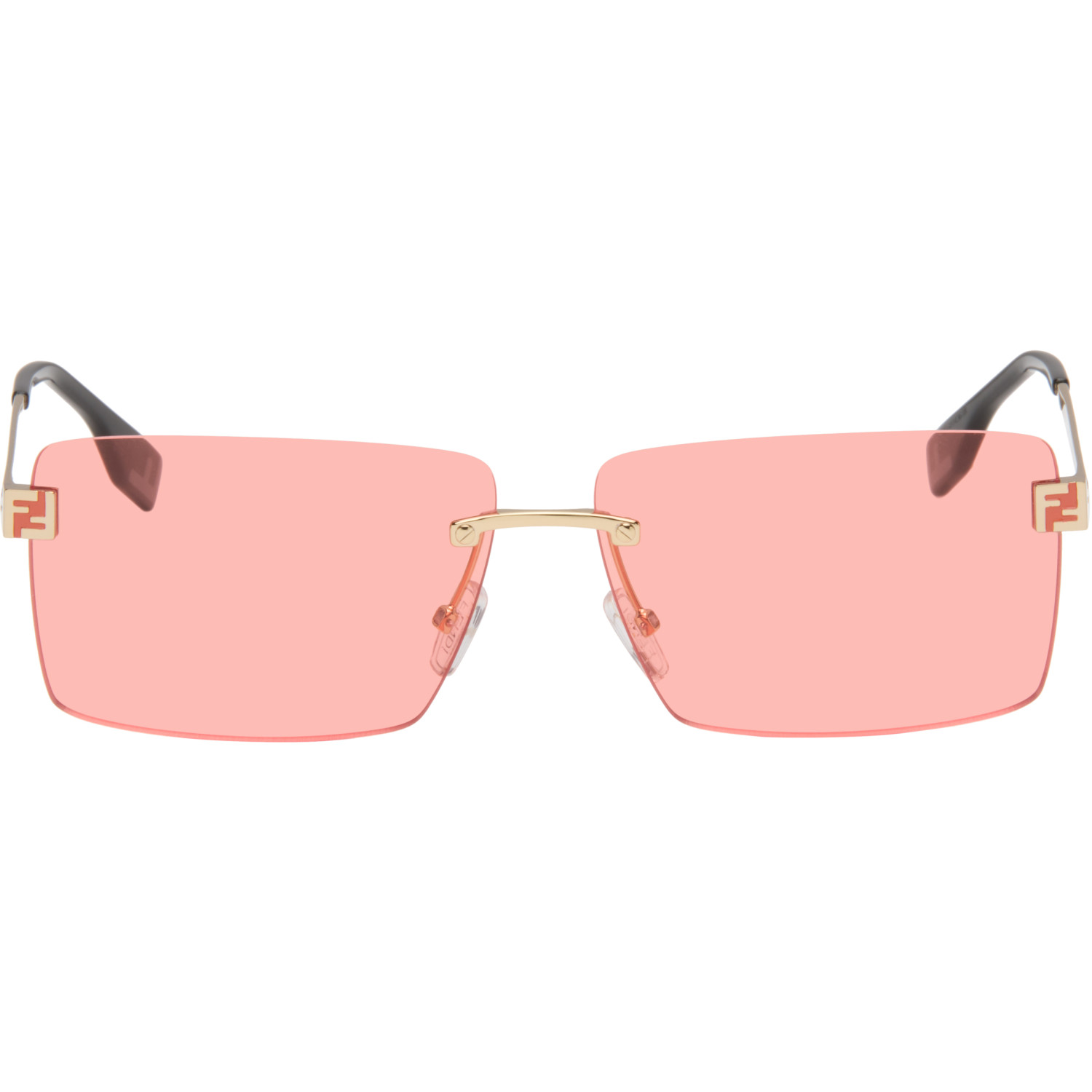Fendi Gold 'Fendi Sky' Sunglasses