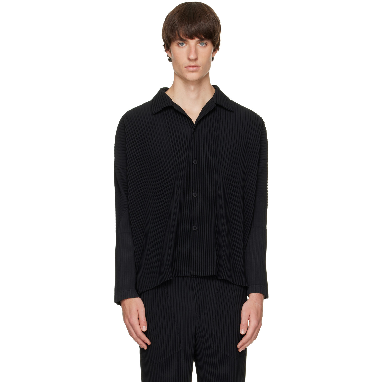 HOMME PLISSÉ ISSEY MIYAKE Black Monthly Colors October Shirt