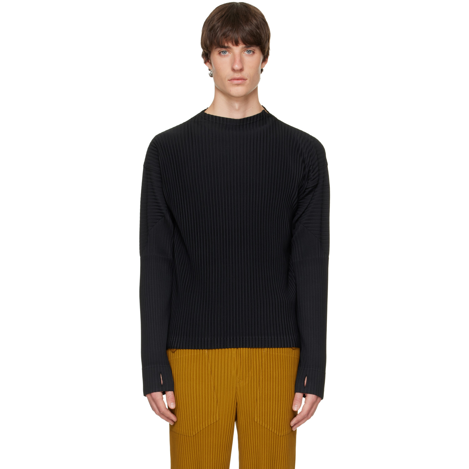 HOMME PLISSÉ ISSEY MIYAKE Black Monthly Colors October Top