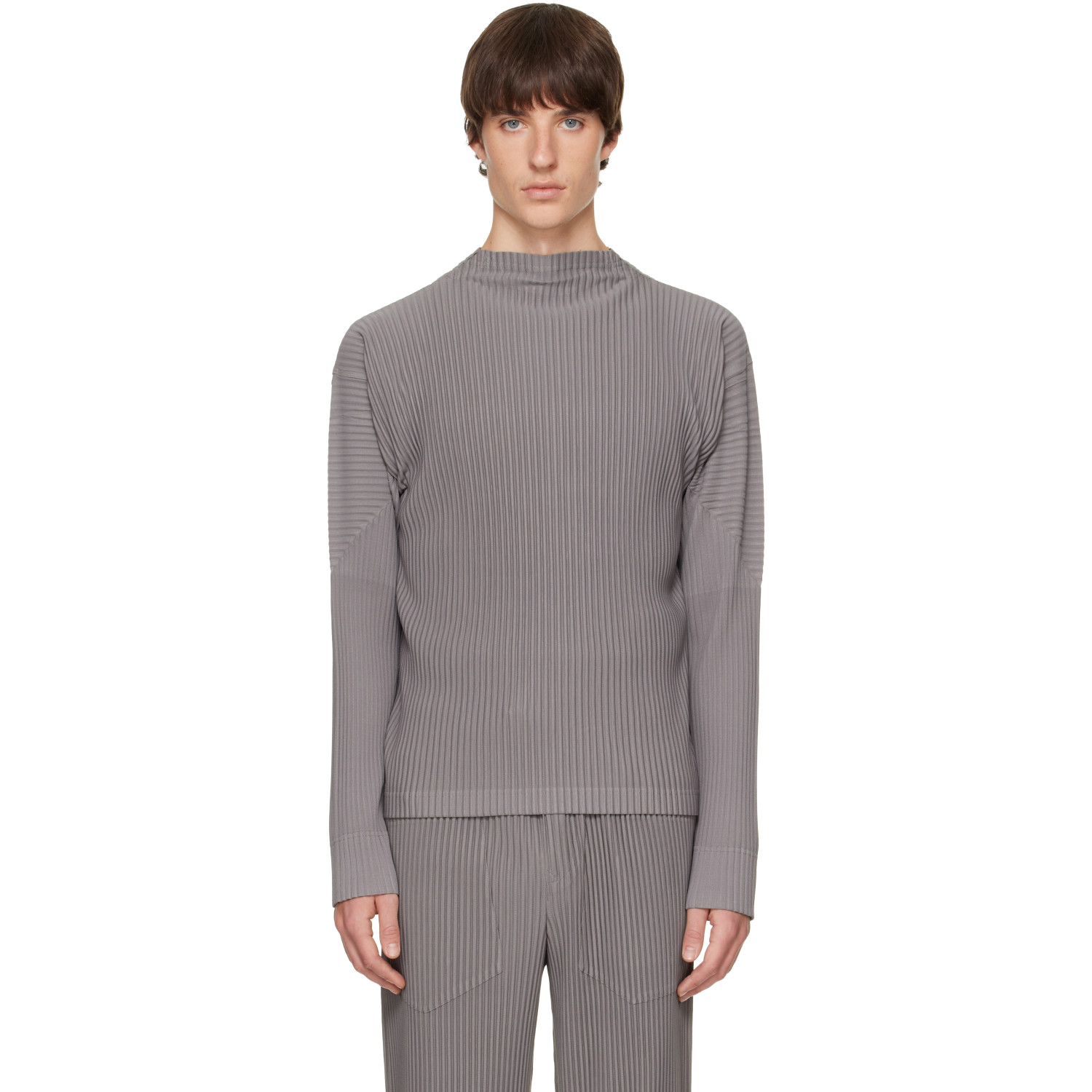 HOMME PLISSÉ ISSEY MIYAKE Gray Monthly Colors October Top
