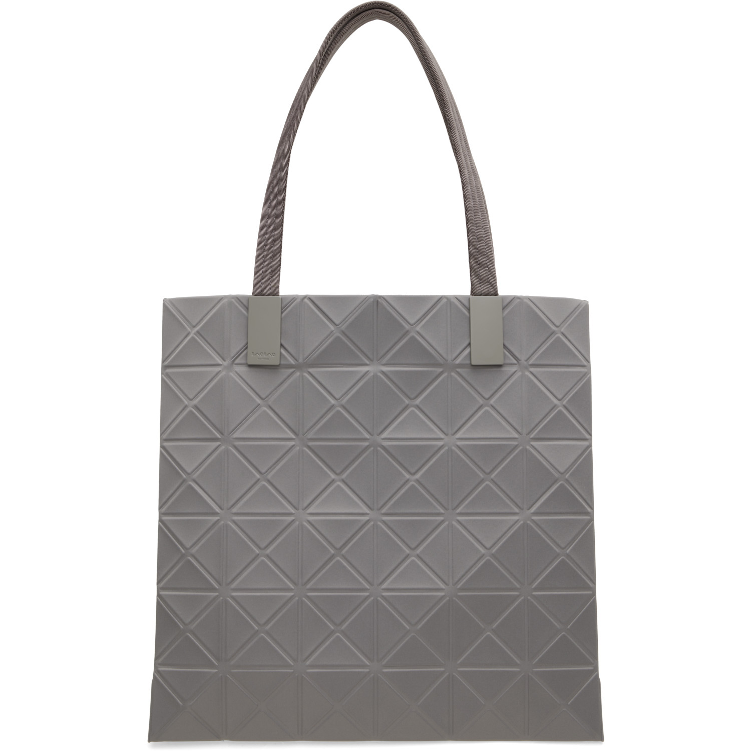 BAO BAO ISSEY MIYAKE Gray Track Tote