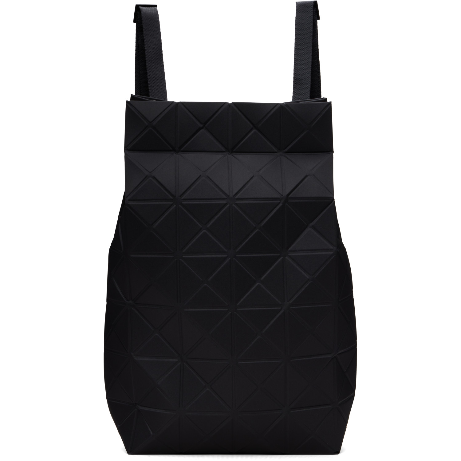 BAO BAO ISSEY MIYAKE Black Track Backpack