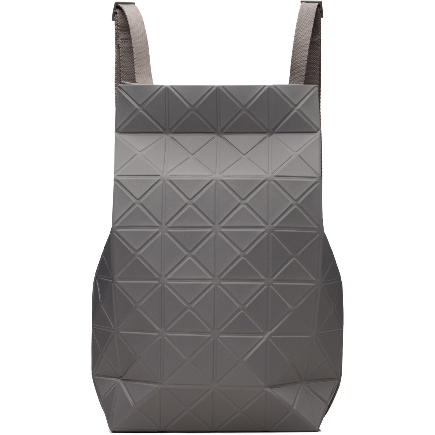 BAO BAO ISSEY MIYAKE Gray Track Backpack