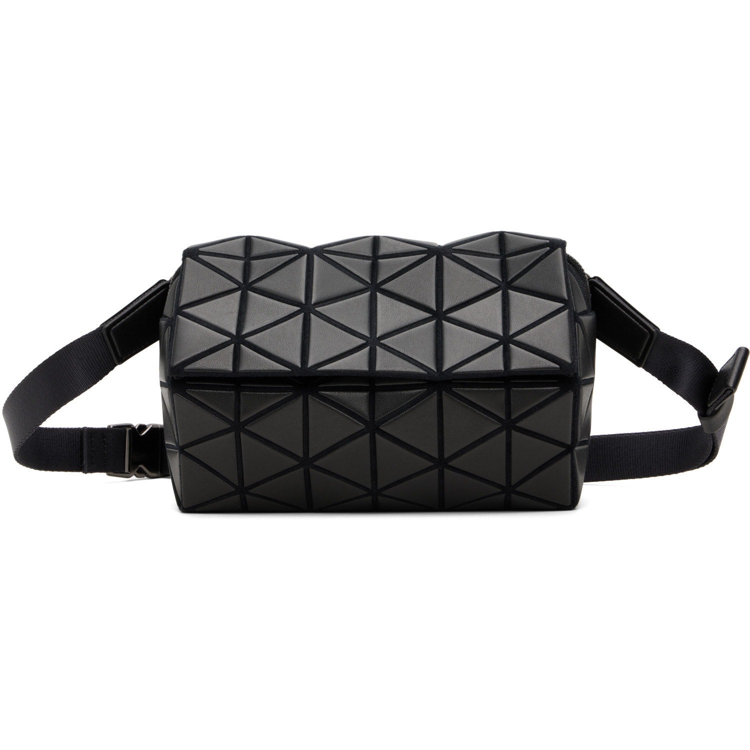 BAO BAO ISSEY MIYAKE Black Hexagon Messenger Bag