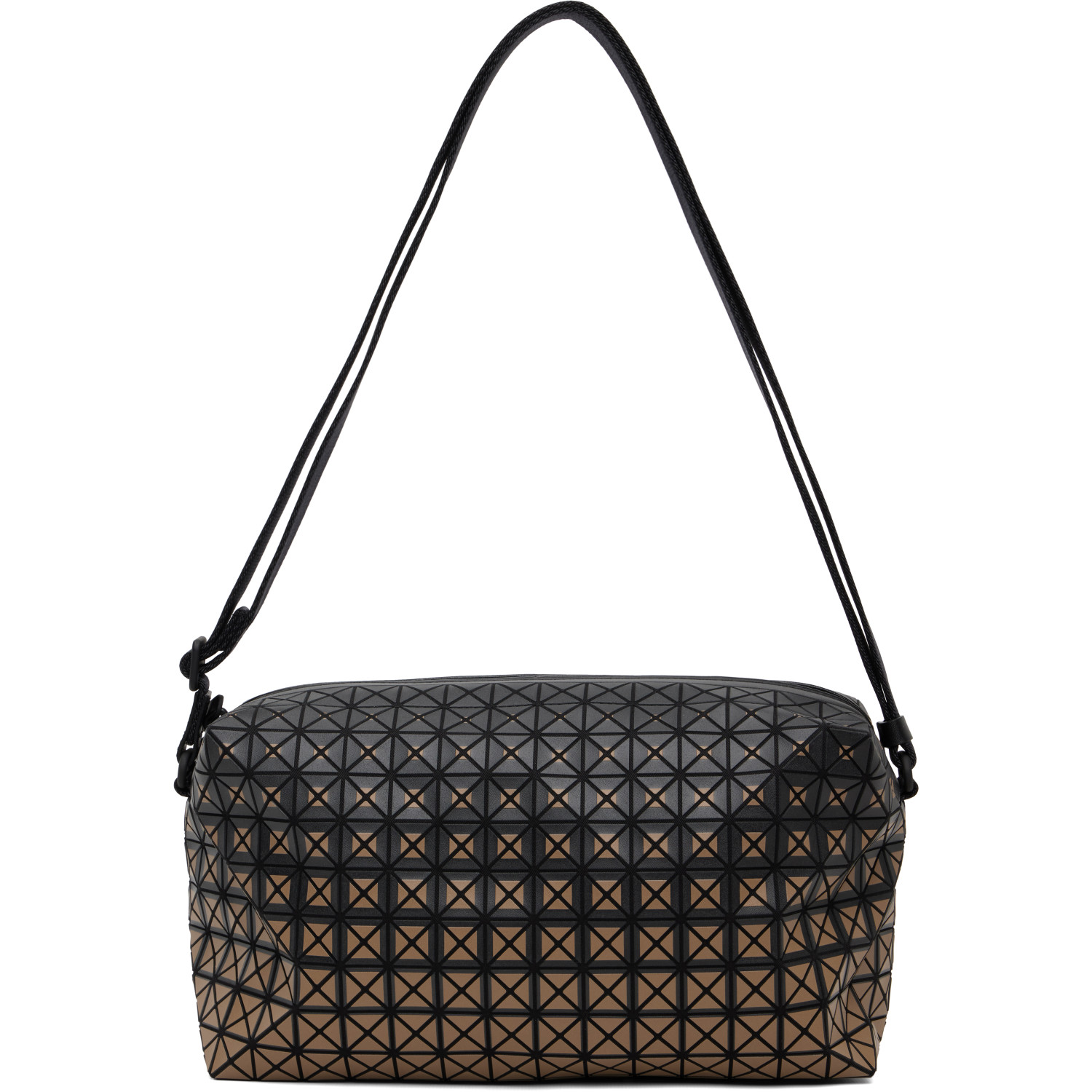 BAO BAO ISSEY MIYAKE Black & Brown Saddle Bag