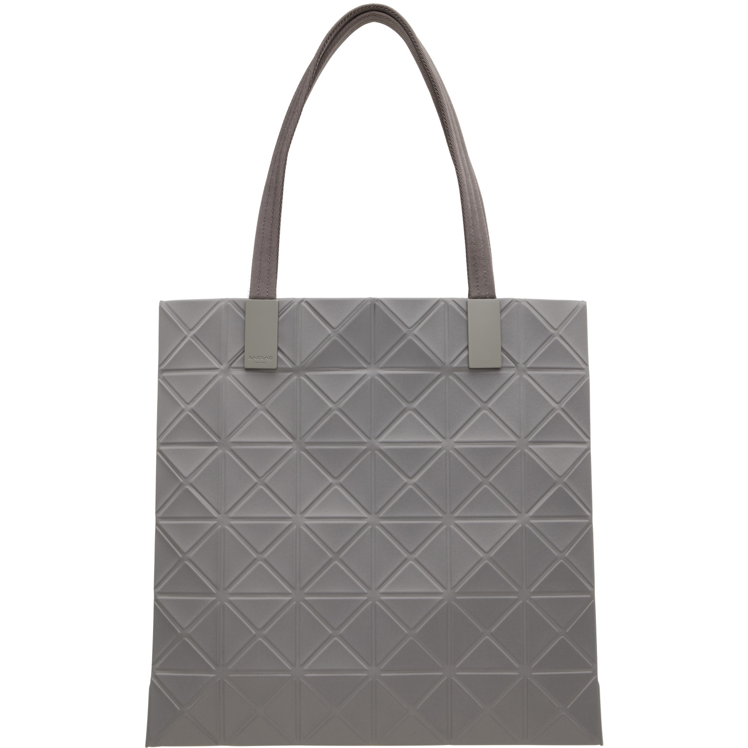 BAO BAO ISSEY MIYAKE Gray Track Tote
