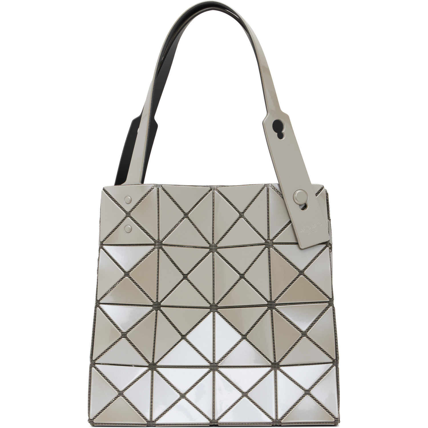 BAO BAO ISSEY MIYAKE Gray Carat Bag