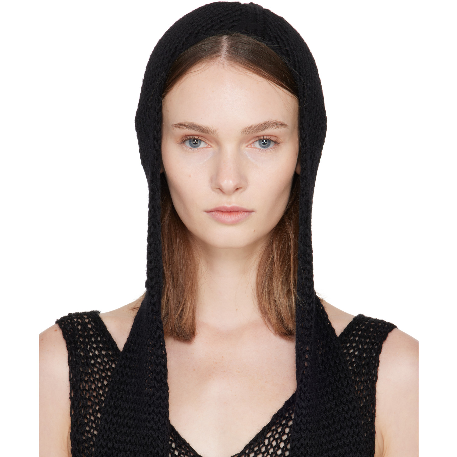 ISSEY MIYAKE Black Panini Balaclava