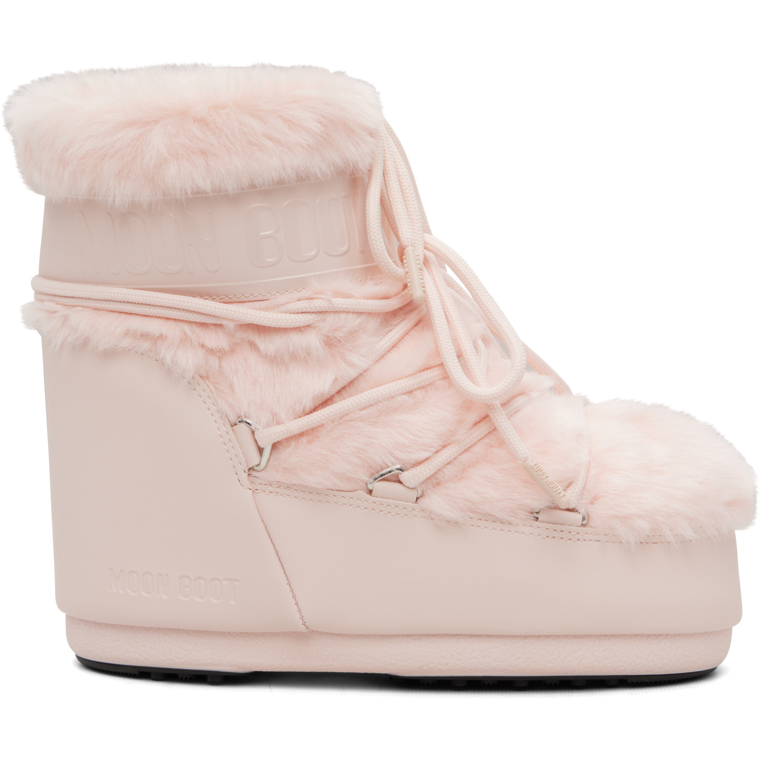 Moon Boot Pink Icon Low Faux-Fur Boots