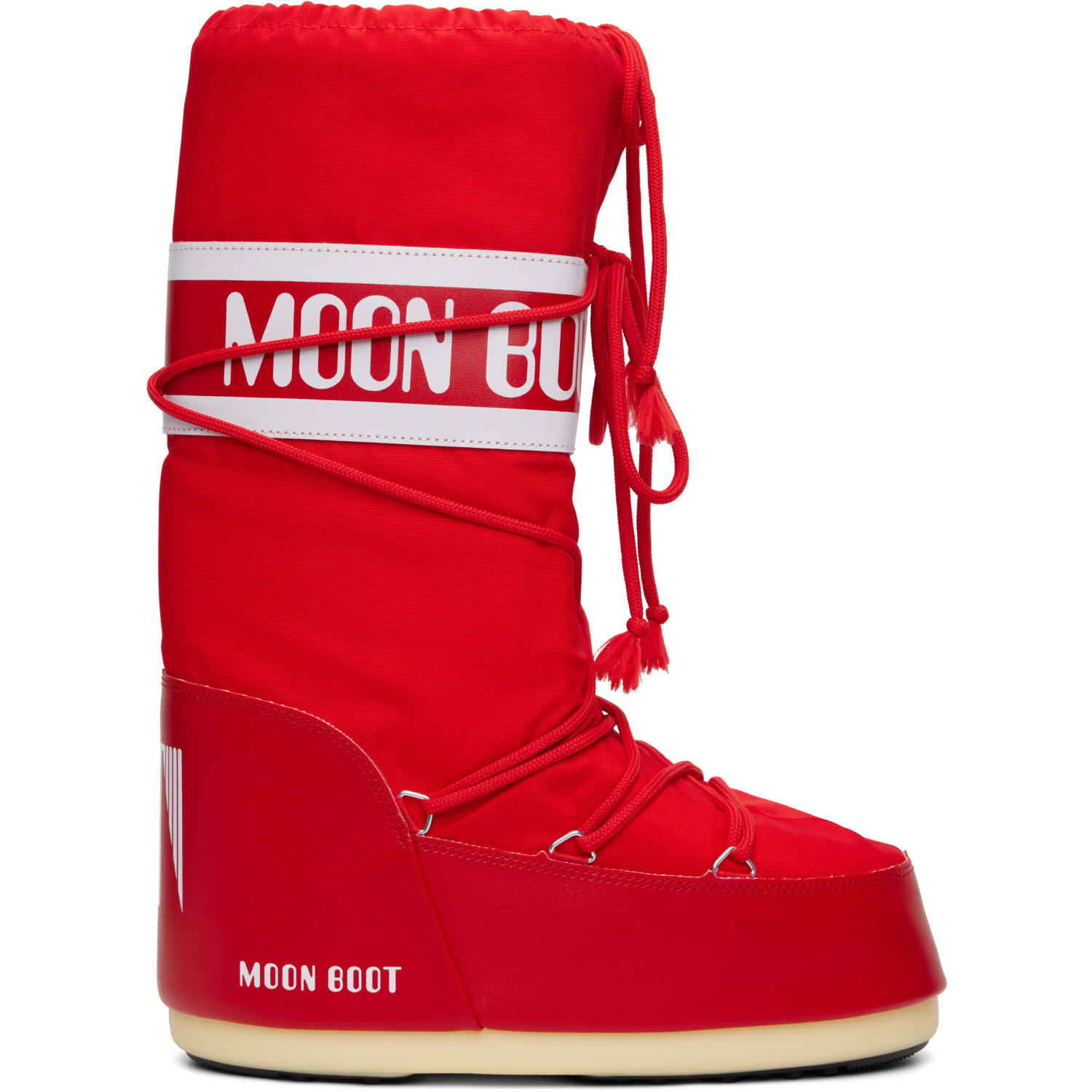 Moon Boot Red Icon Nylon Boots