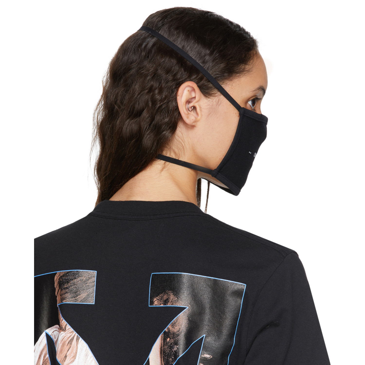  Off-white Black Logo Mask 