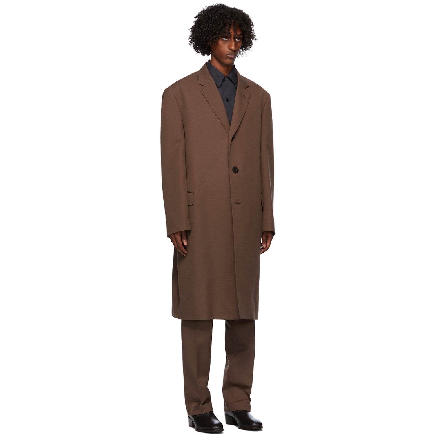  Lemaire Brown Suit Coat 
