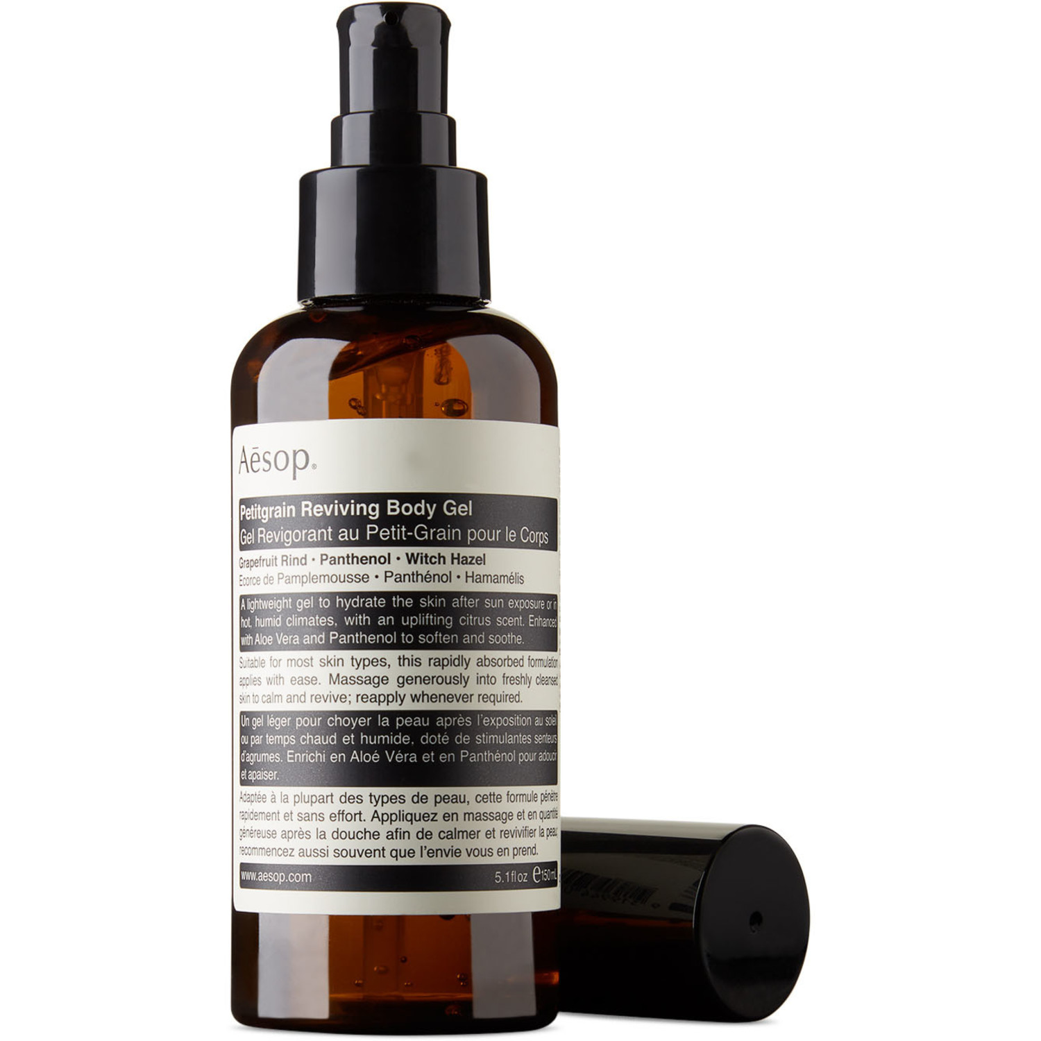  Aesop Petitgrain Reviving Body Gel, 150ml 