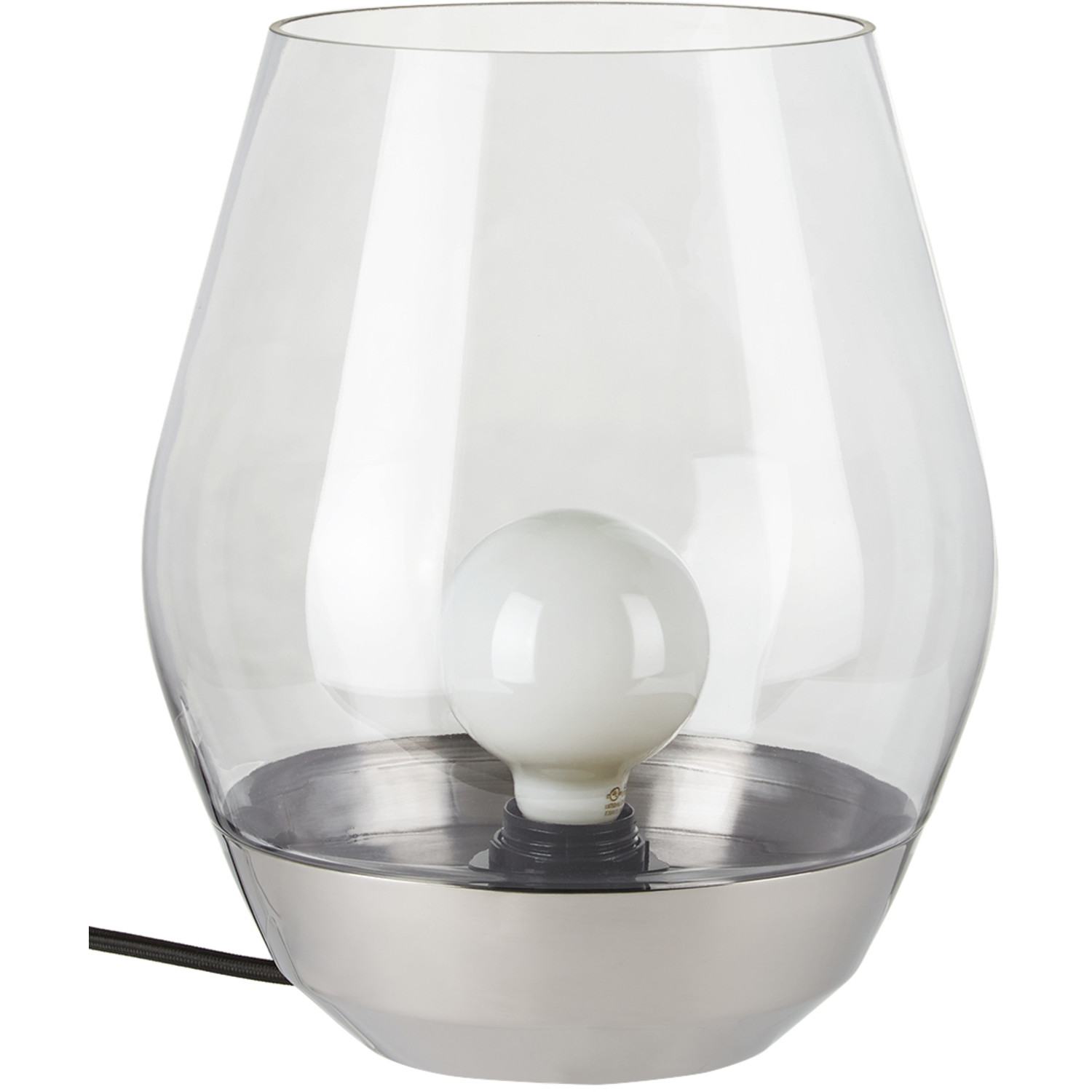  New Works Stainless Steel Bowl Table Lamp 