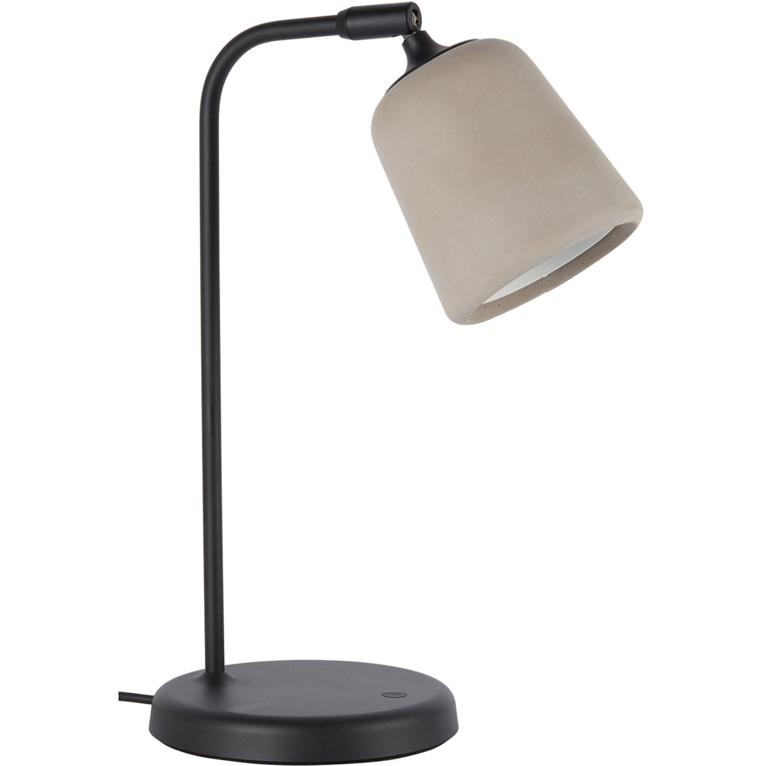  New Works Grey Concrete Material Table Lamp 