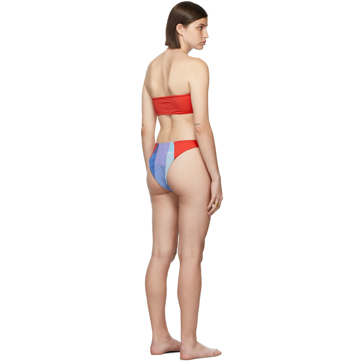  Rave Review Ssense Exclusive Red Nova Neema Bikini 