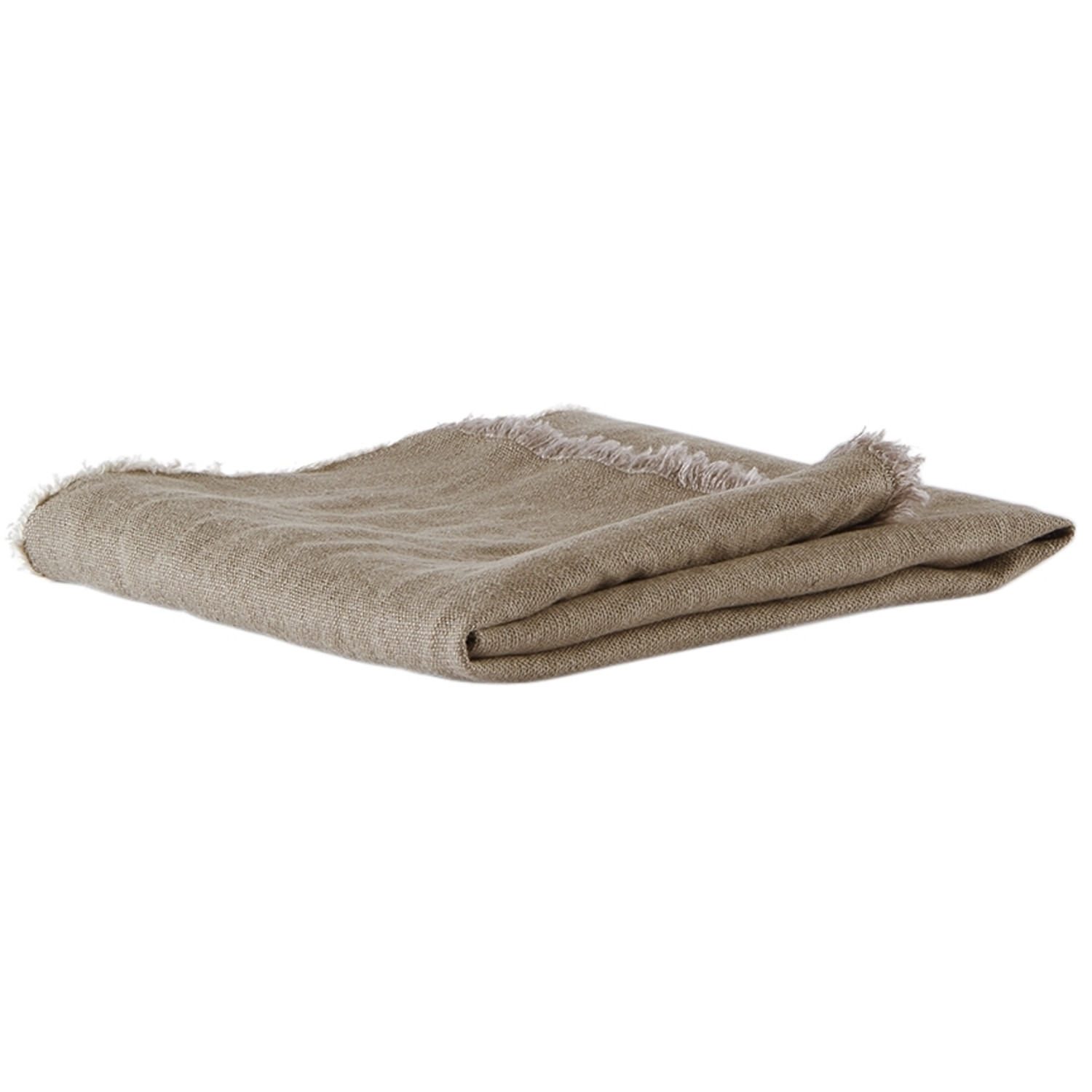  R+d.lab Grey Hopsack Linen Table Runner 