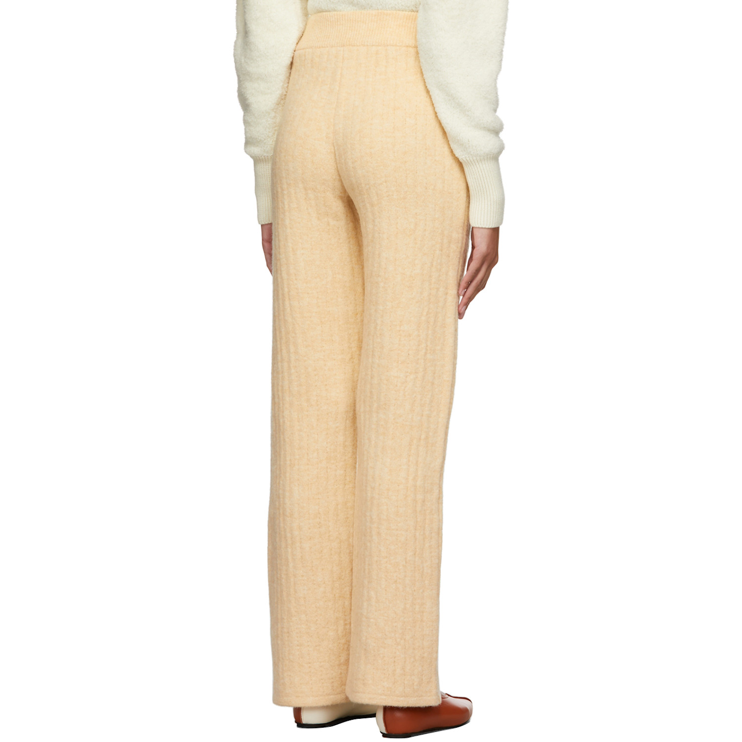  Nanushka Beige Wool Shad Lounge Pants 