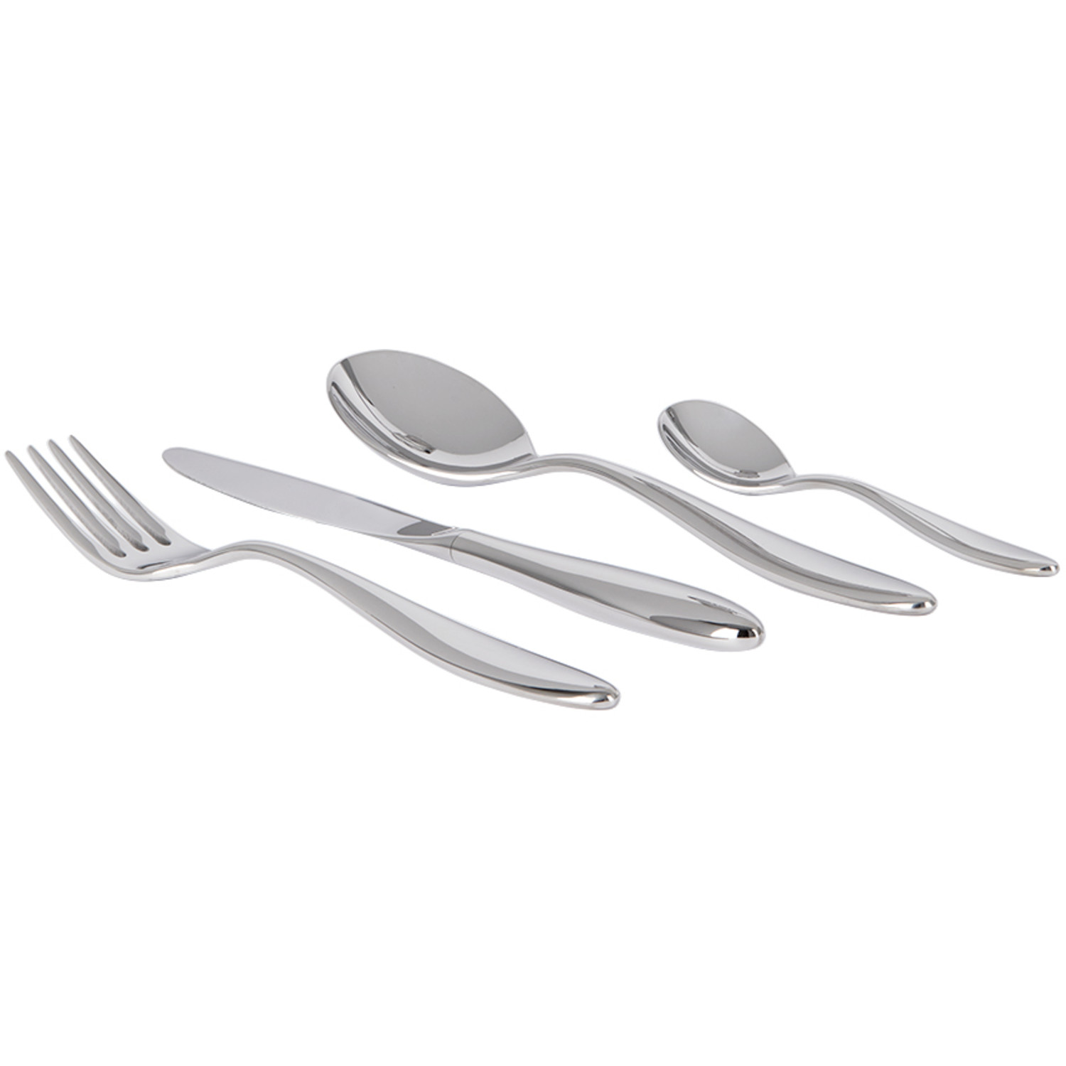  Alessi Silver Mami 24-piece Cutlery Set 