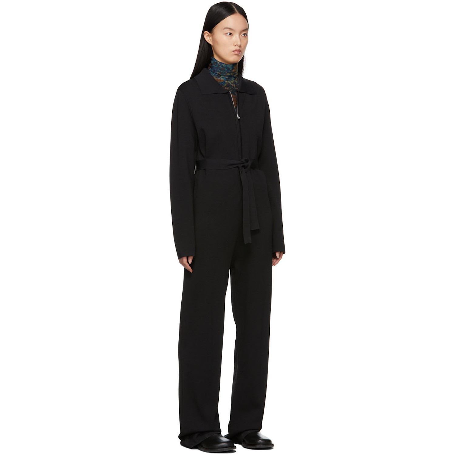  Hope Black Sip Jumpsuit 