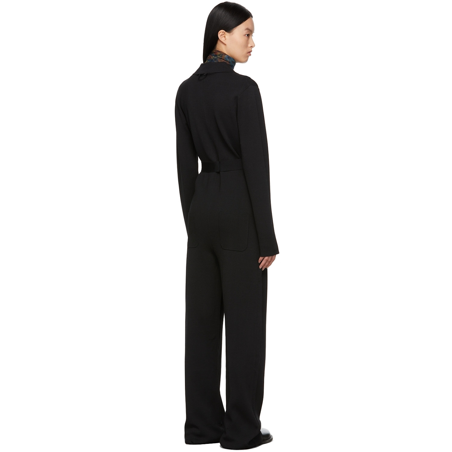  Hope Black Sip Jumpsuit 