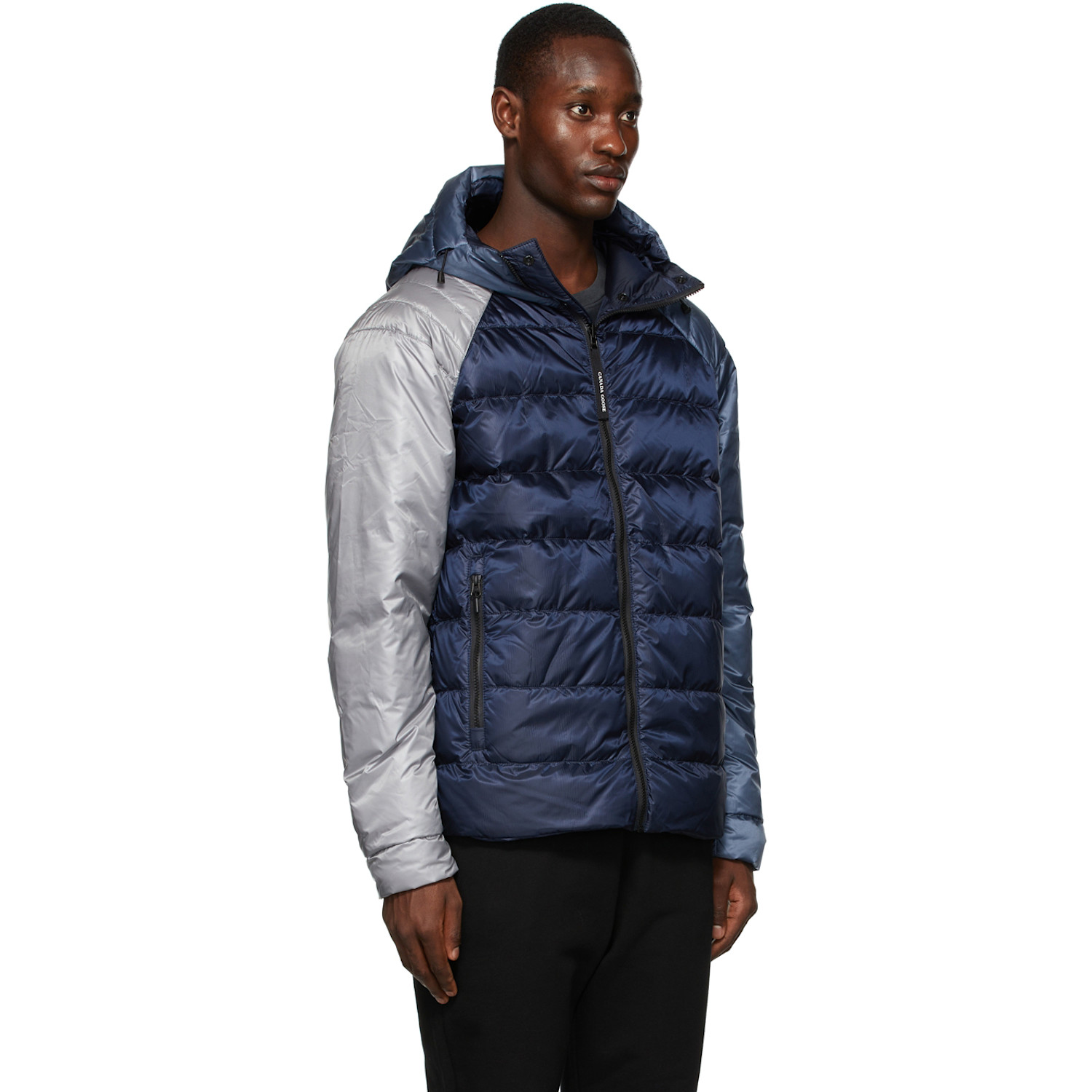  Canada Goose Reversible Navy Down Legacy Jacket 
