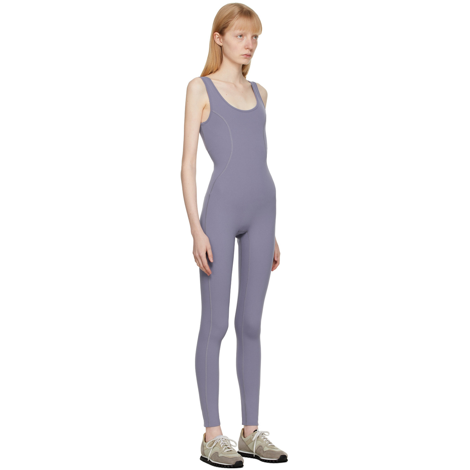  Vaara Purple Sculpting Unibody Jumpsuit 
