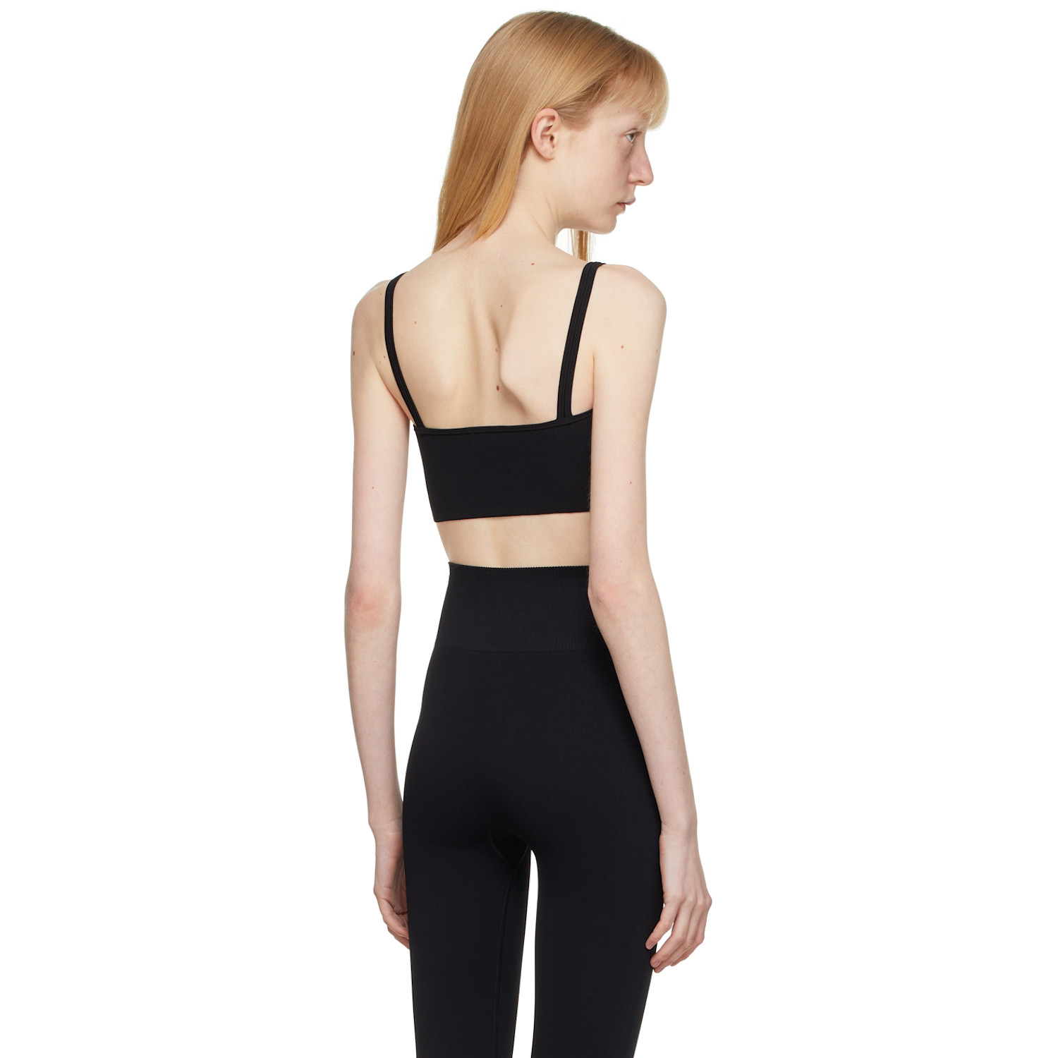  Vaara Black Technical Knit Crop Bra 