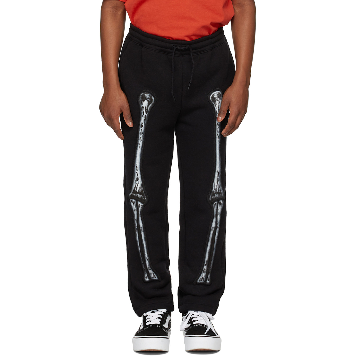  Doublet Kids Black Cotton Lounge Pants 
