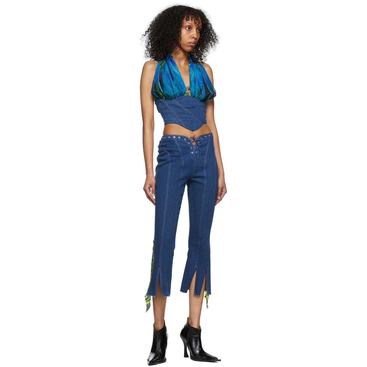  Didu Blue Denim Tank Top 