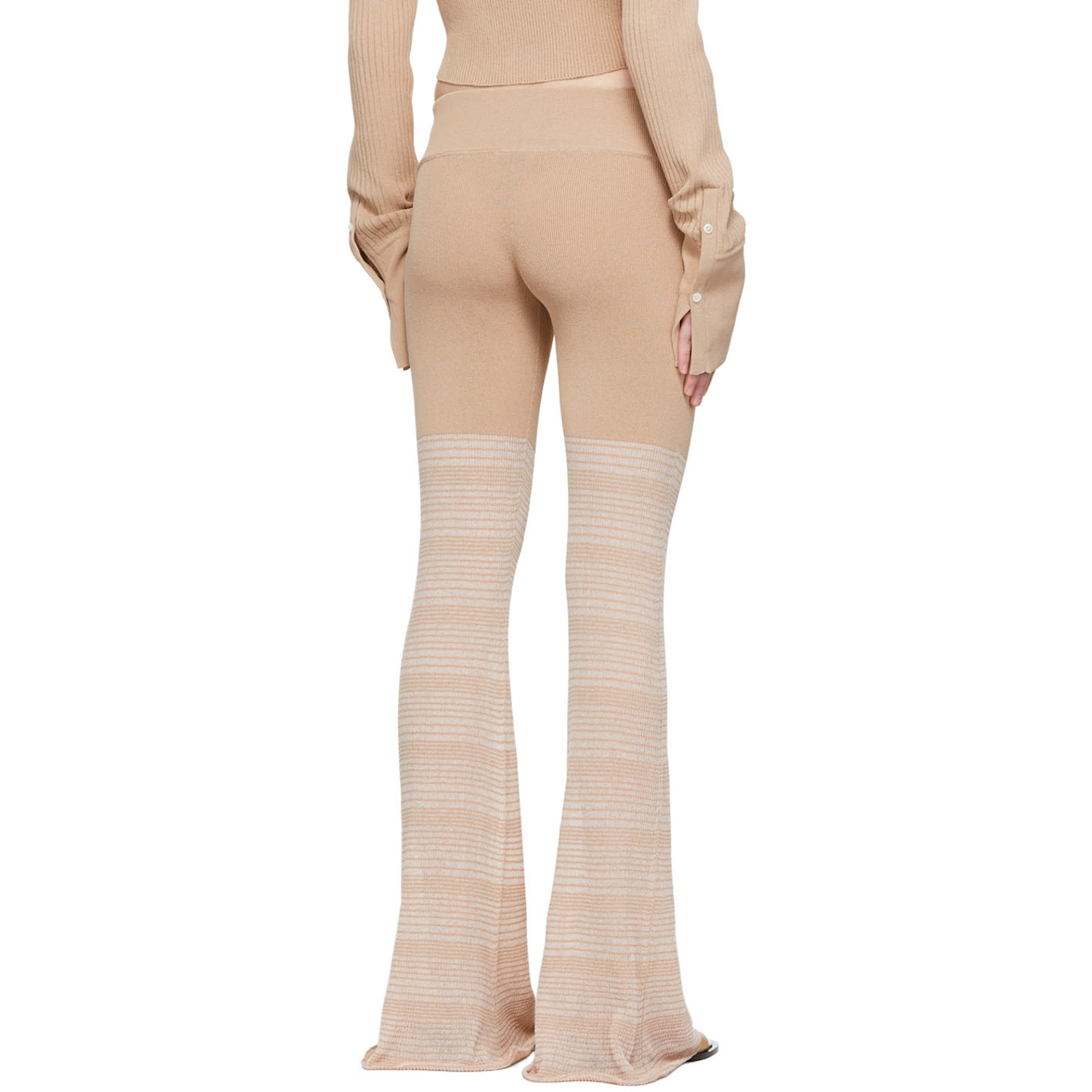  Determ; Beige Polyester Lounge Pants 