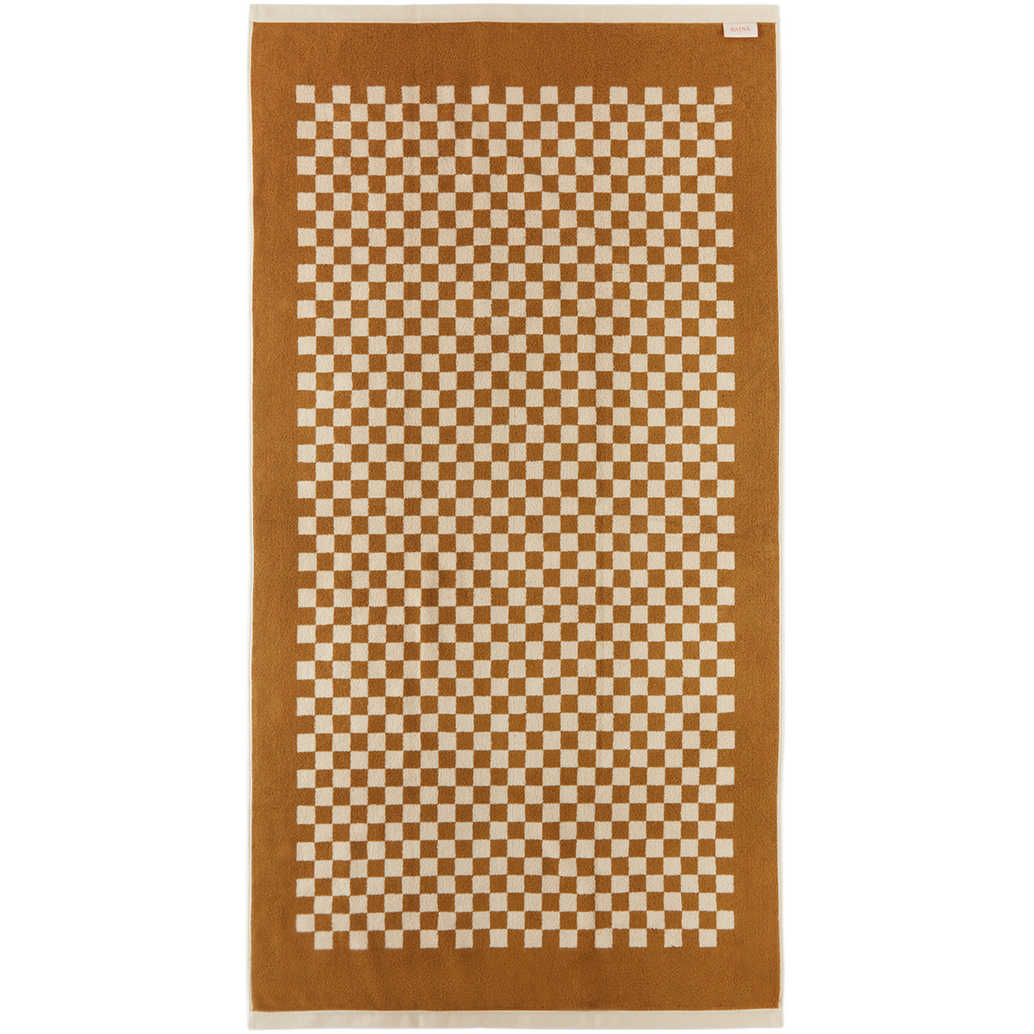 Baina Brown & Beige Roman Pool Towel 