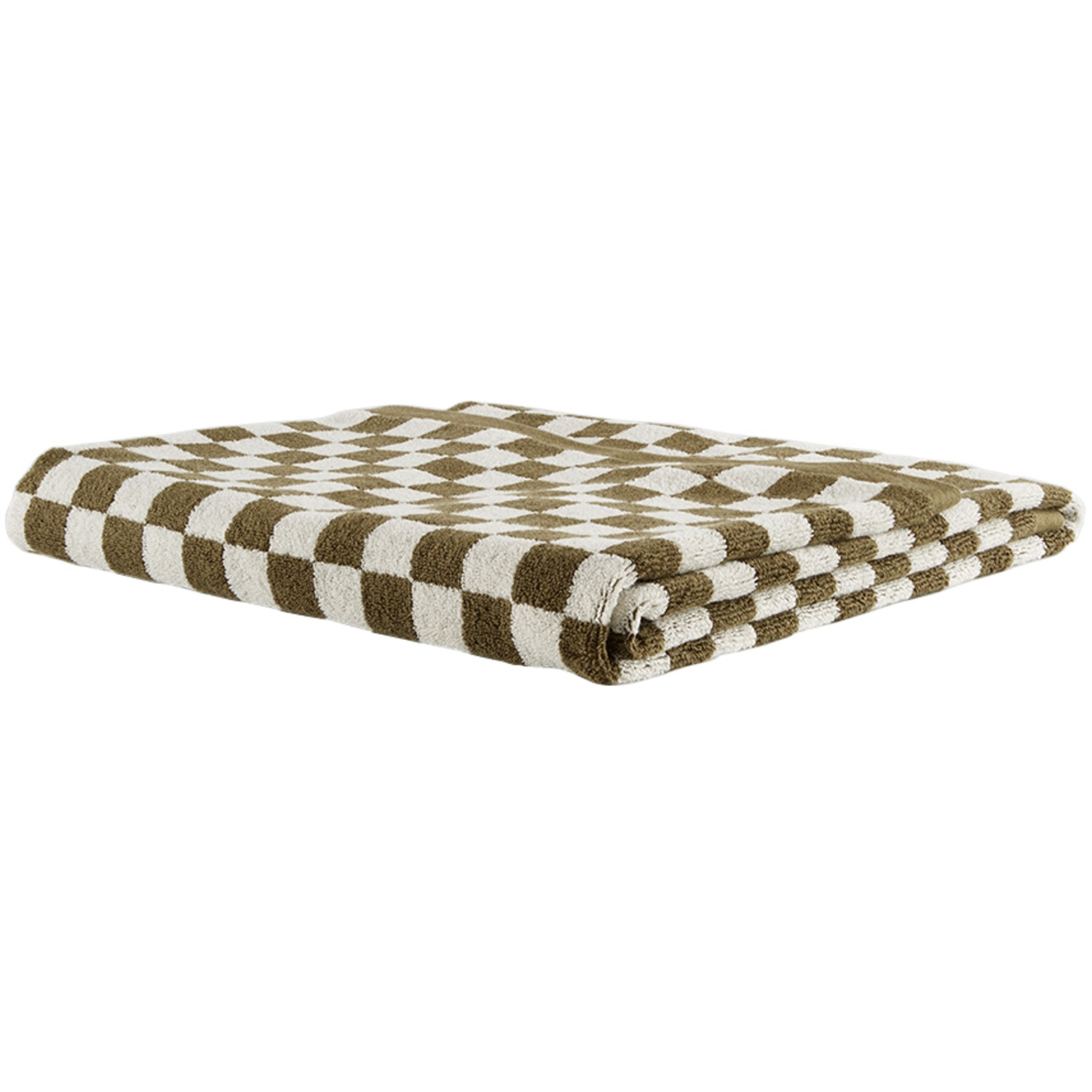  Baina Ssense Exclusive Green & Off-white Checkered Towel 
