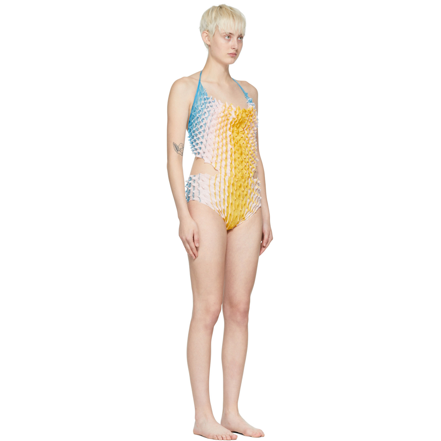  Chet Lo Multicolor Sunrise One-piece Swimsuit 