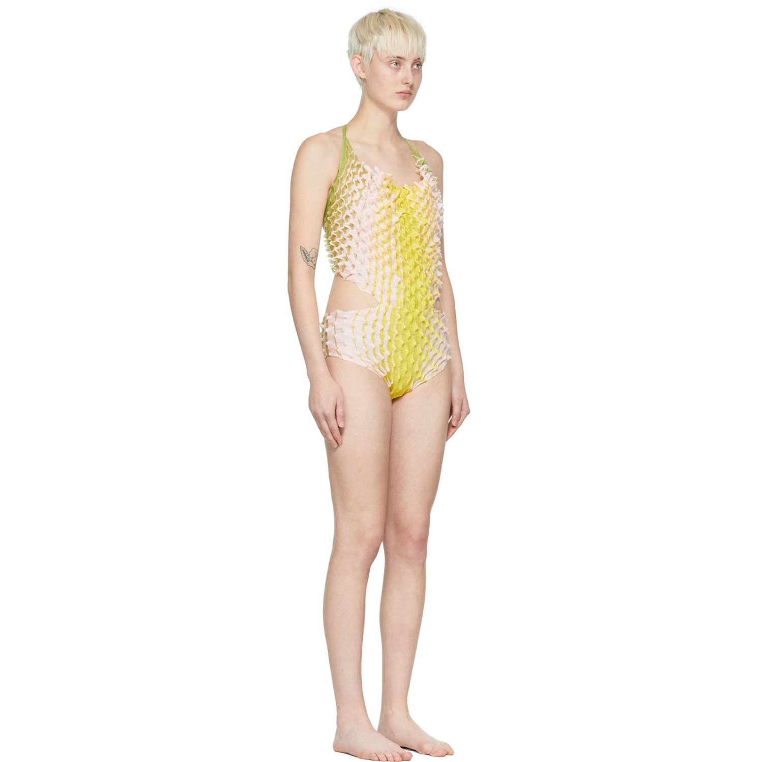  Chet Lo Ssense Exclusive Multicolor Sunrise One-piece Swimsuit 