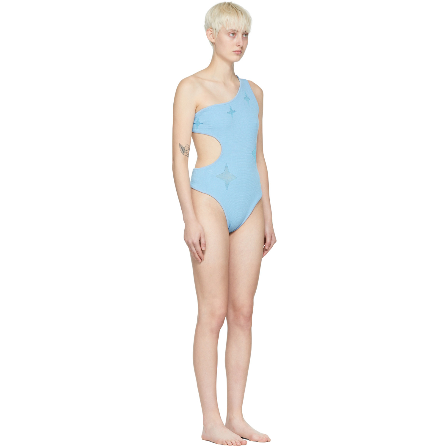  Chet Lo Ssense Exclusive Blue Twilight One-piece Swimsuit 