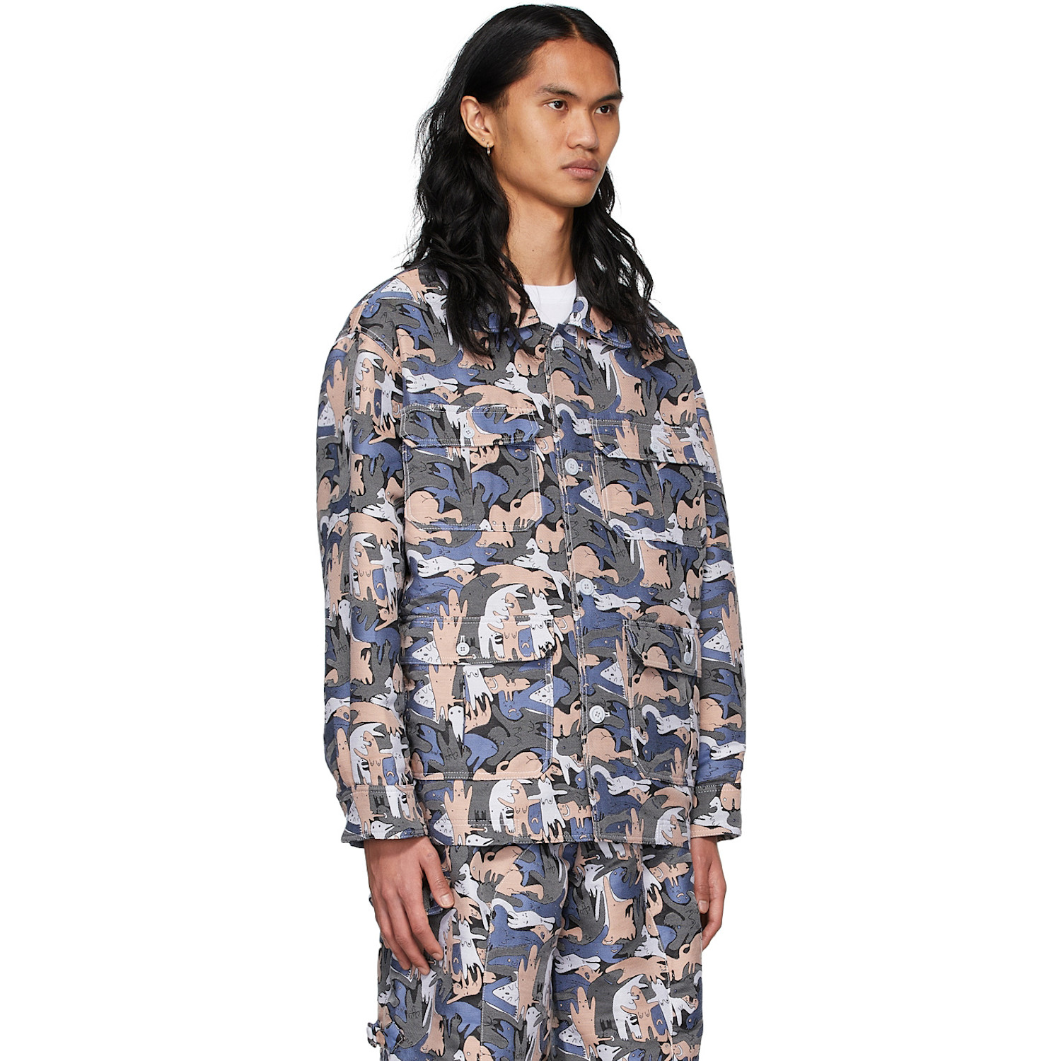  Charles Jeffrey Loverboy Multicolor Workwear Jacket 