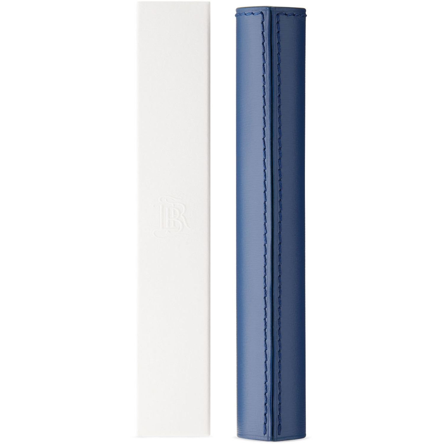  La Bouche Rouge Refillable Leather Mascara Case – Navy 