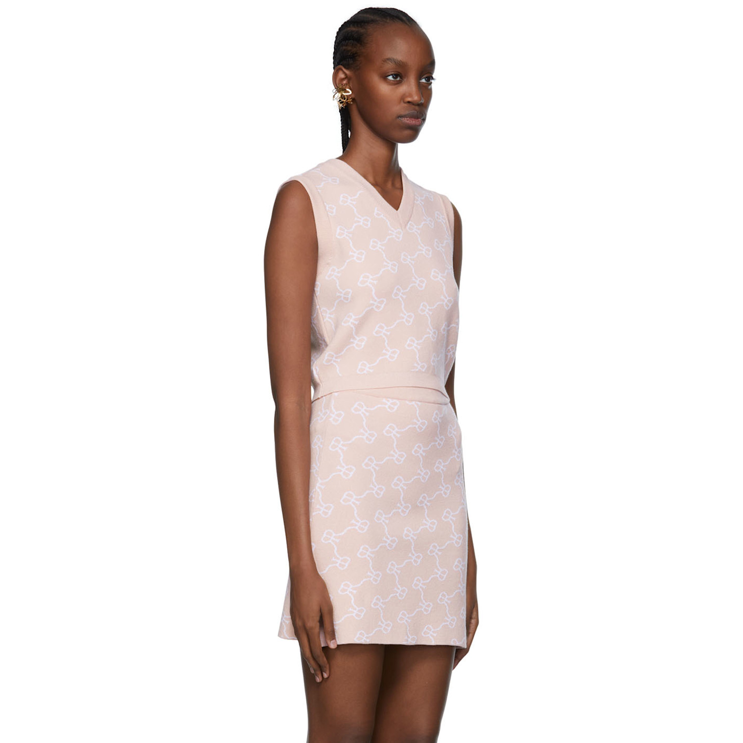  Rokh Pink Viscose Vest 