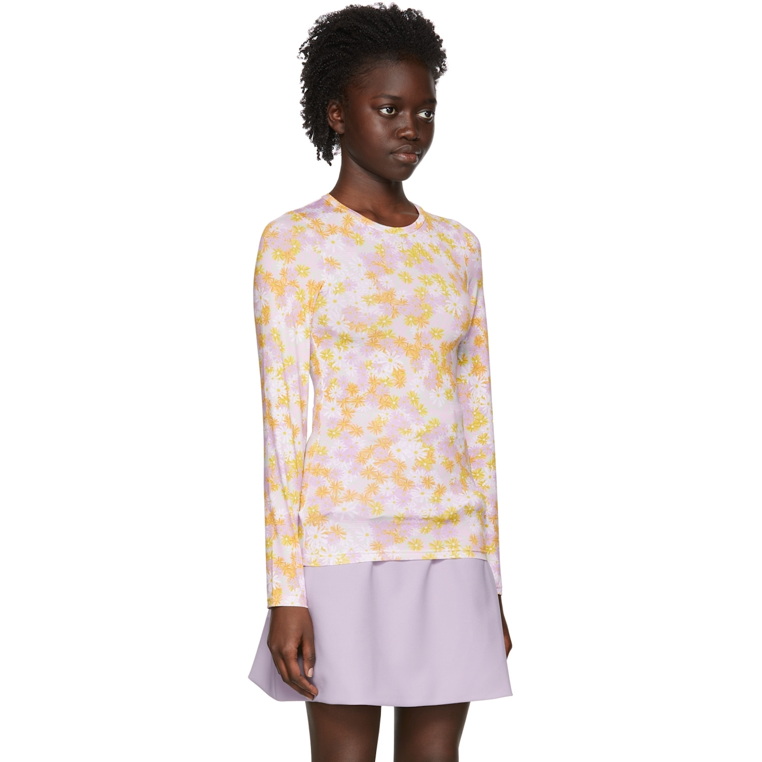  Rokh Pink Polyester T-shirt 