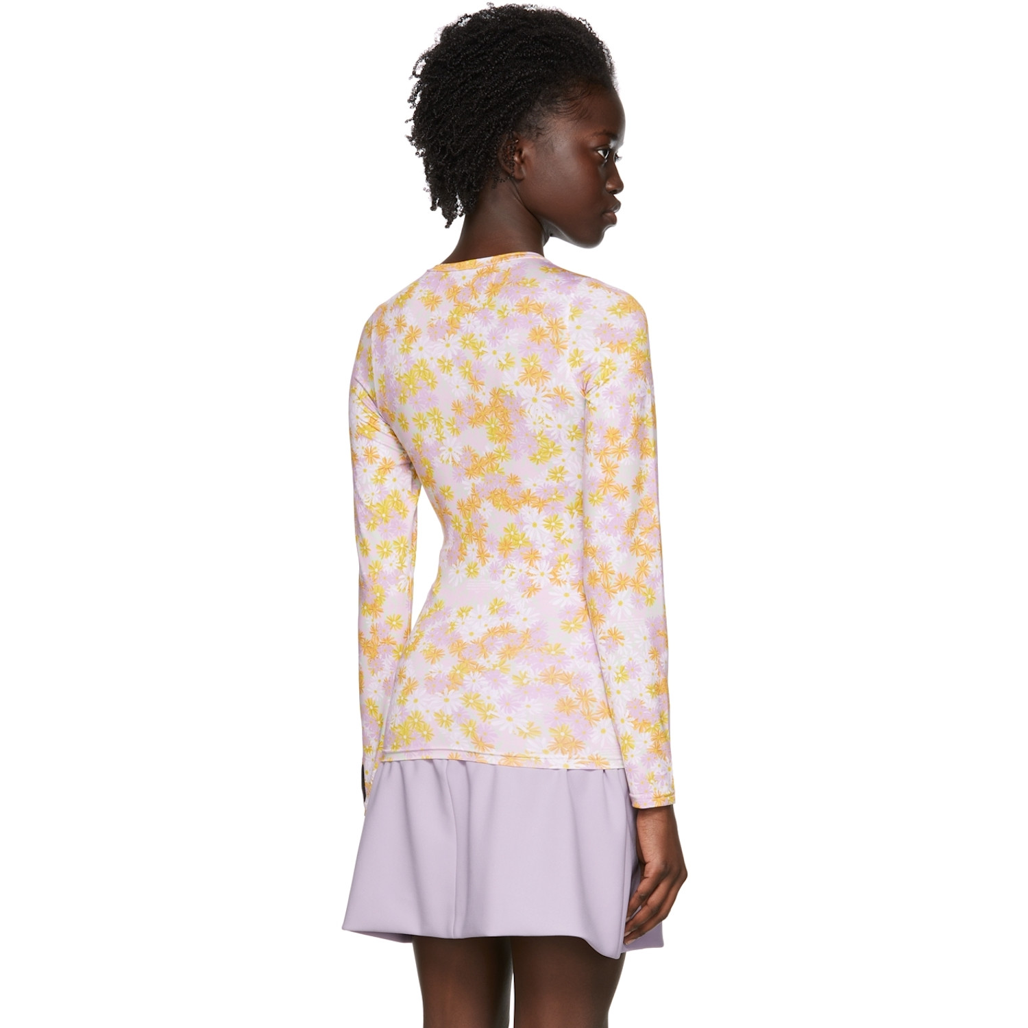  Rokh Pink Polyester T-shirt 